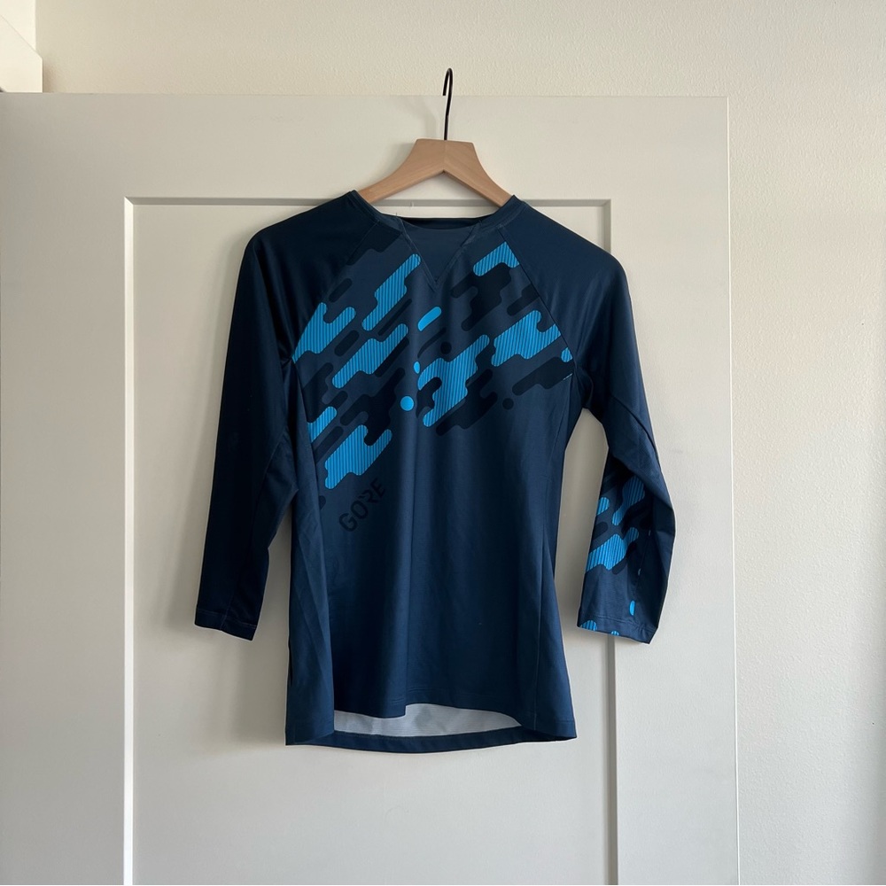 Gore Wear C5 Trail 3/4 Sleeve Jersey, Size XS, Women’s, Blue - (Bike / MTB)